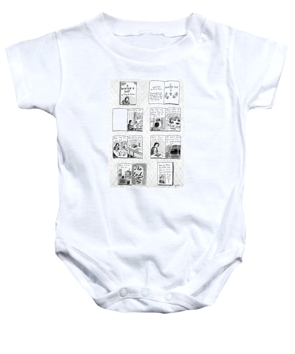 No Caption
Book Baby Onesie featuring the drawing New Yorker December 14th, 1987 by Roz Chast