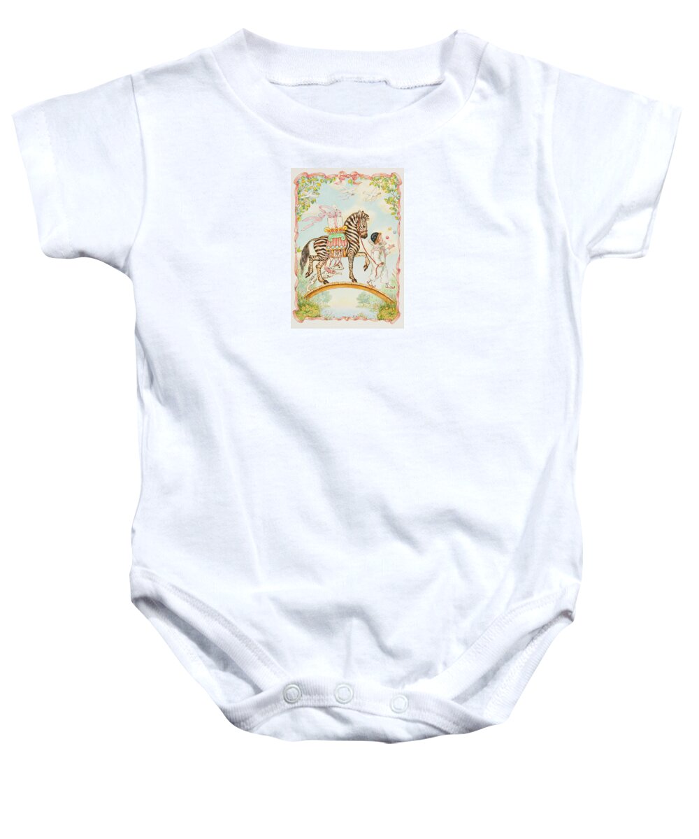 Birthday Baby Onesie featuring the painting Pierrot by Lynn Bywaters