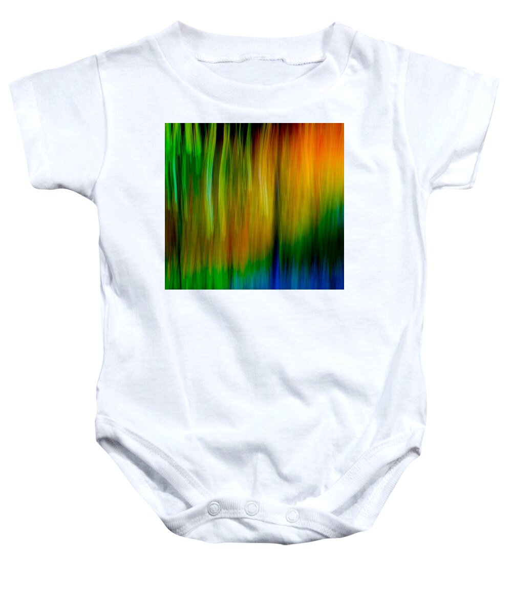 Abstracts Baby Onesie featuring the photograph Primary rainbow by Darryl Dalton