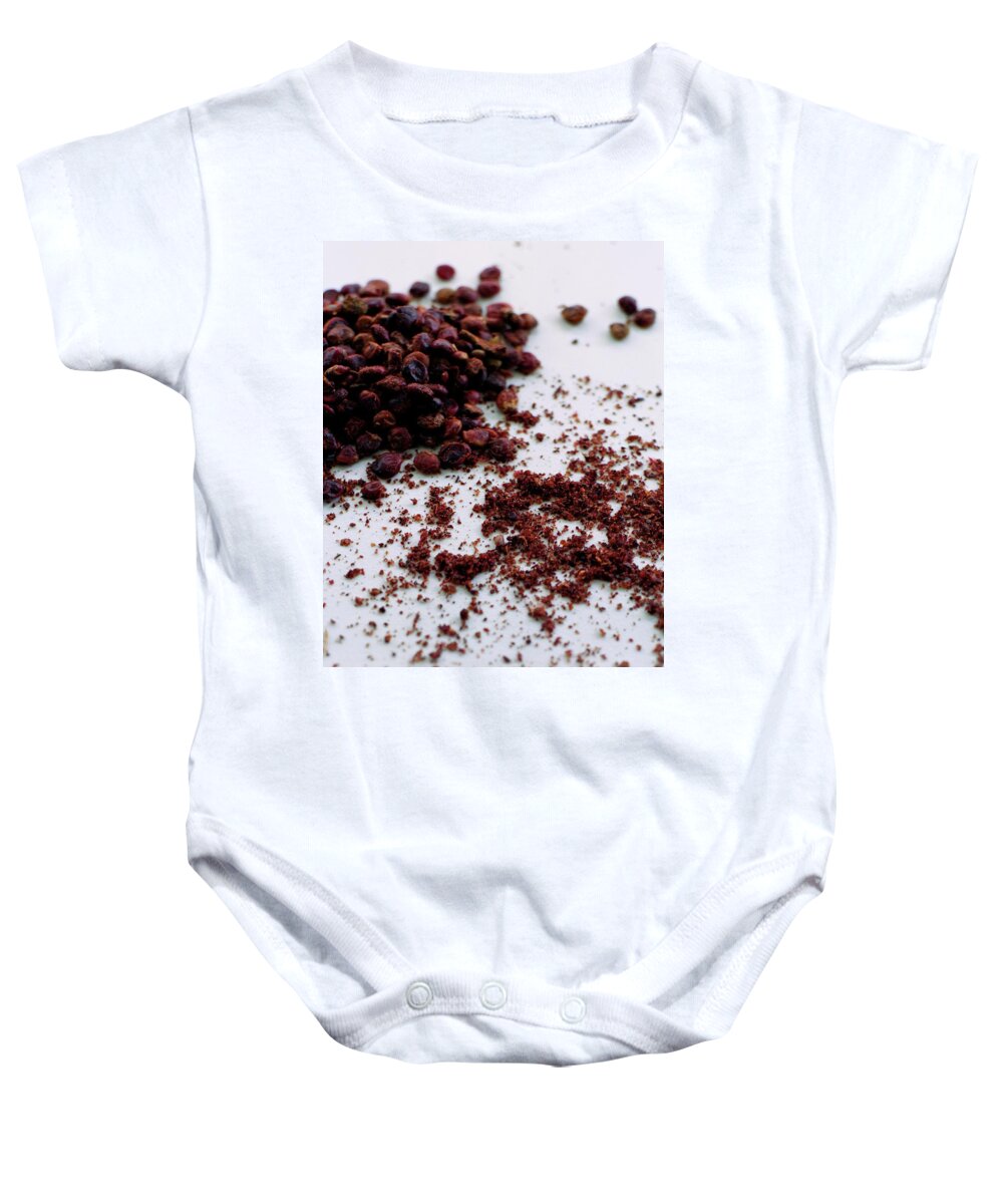 Cooking Baby Onesie featuring the photograph Sumac Spices by Romulo Yanes