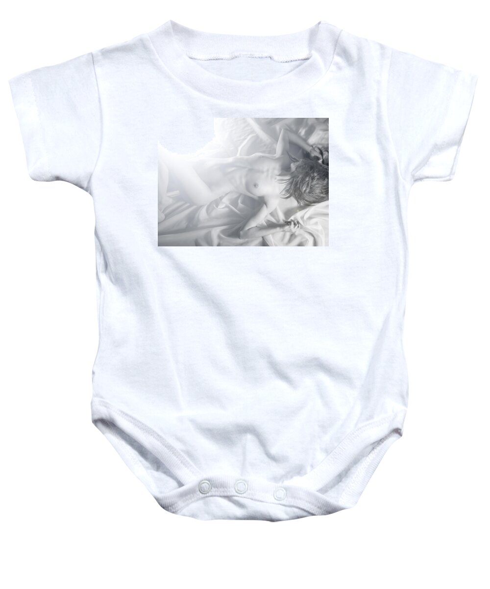 Blue Muse Fine Art Baby Onesie featuring the photograph Sweet Suurender by Blue Muse Fine Art