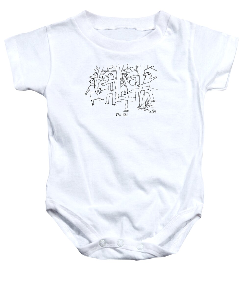 T'ai Chi


T'ai Chi.title.picture Of An Old Clown With A Dog On A Leash Nearby. Artkey 37965 Baby Onesie featuring the drawing T'ai Chi by William Steig