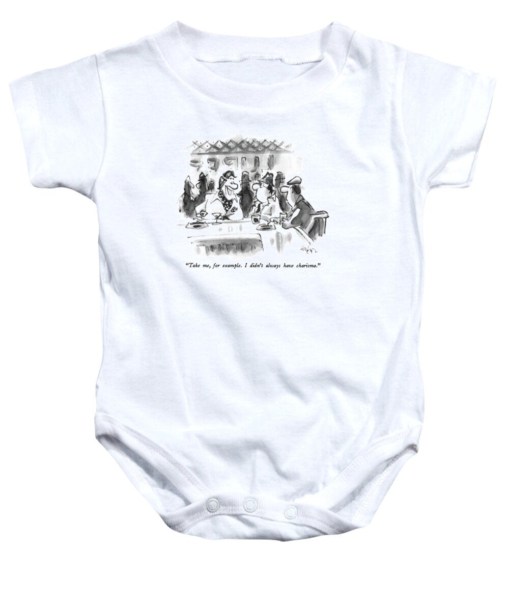 Ego Baby Onesie featuring the drawing Take Me, For Example. I Didn't by Lee Lorenz