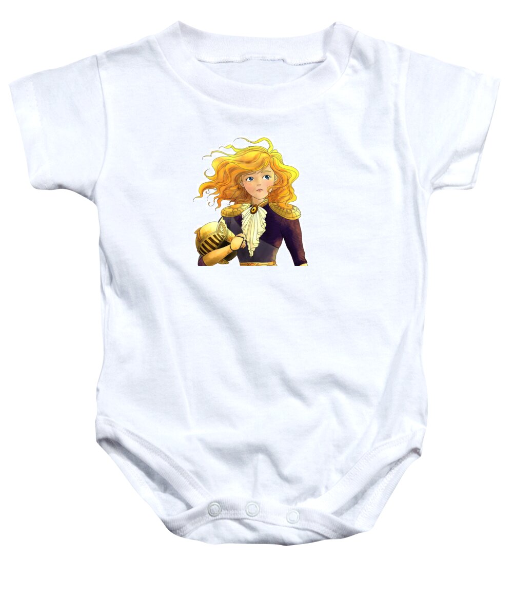 Wurtherington Baby Onesie featuring the painting Tammy Wurtherington 1883 Portrait by Reynold Jay