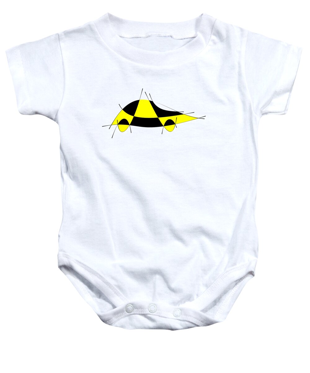 Digital Baby Onesie featuring the digital art Taxi by Pal Szeplaky
