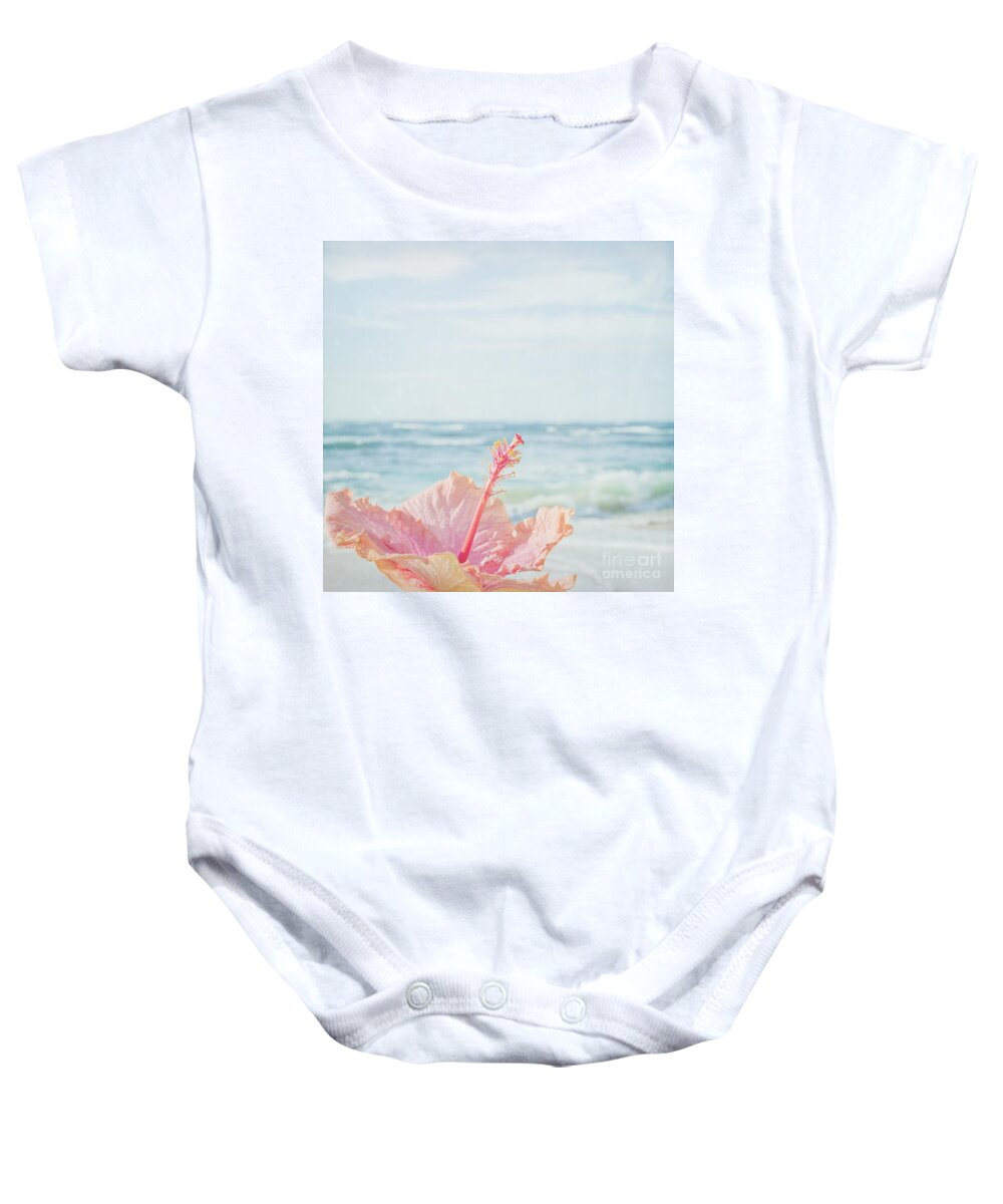 Aloha Baby Onesie featuring the photograph The Blue Dawn by Sharon Mau
