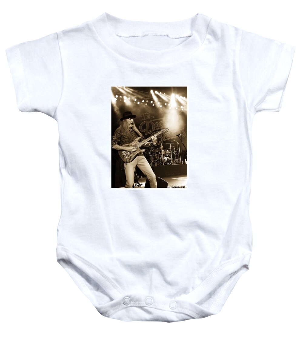 Doobie Brothers Baby Onesie featuring the photograph The Doobie Brothers by Alice Gipson