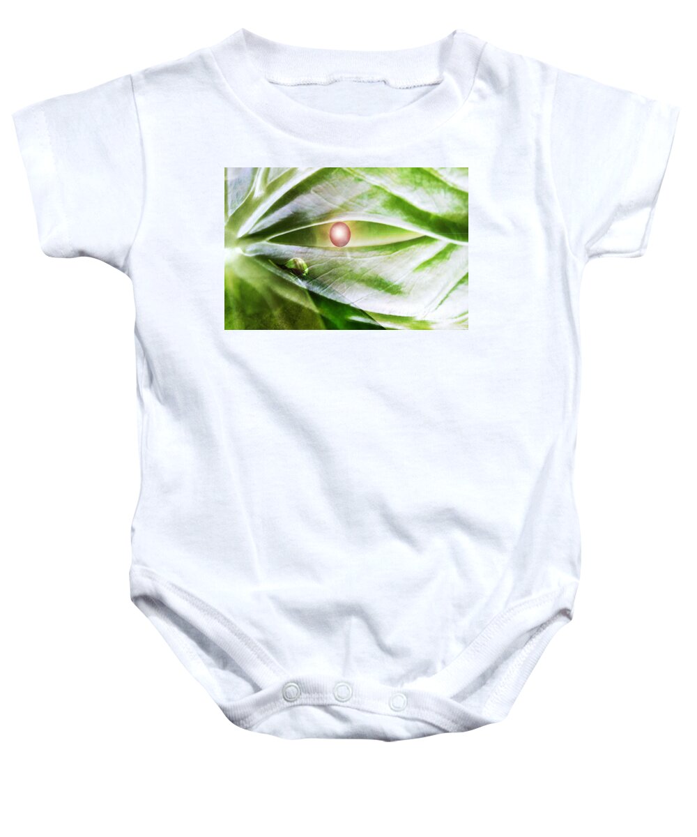 Tears Baby Onesie featuring the photograph The Nature of Every Tear by Marie Jamieson