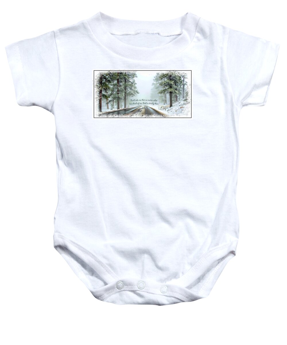 Flagstaff Baby Onesie featuring the photograph The Road Ahead by Will Wagner