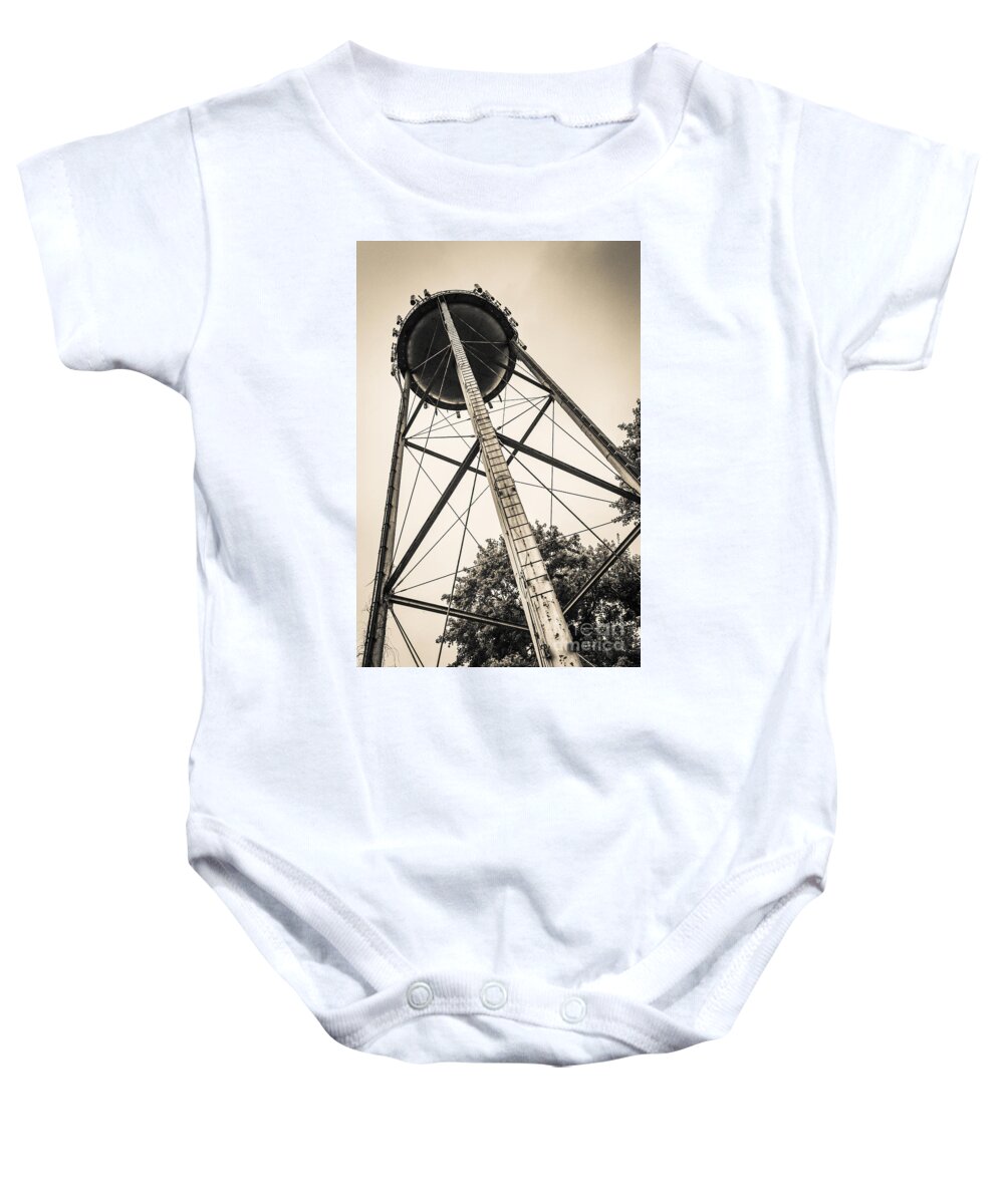 Water Baby Onesie featuring the photograph The Water Tower by Edward Fielding
