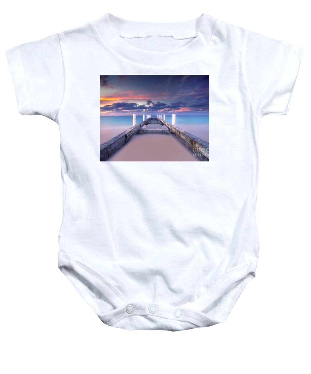 #faatoppicks Baby Onesie featuring the photograph Turquoise Paradise by Marco Crupi