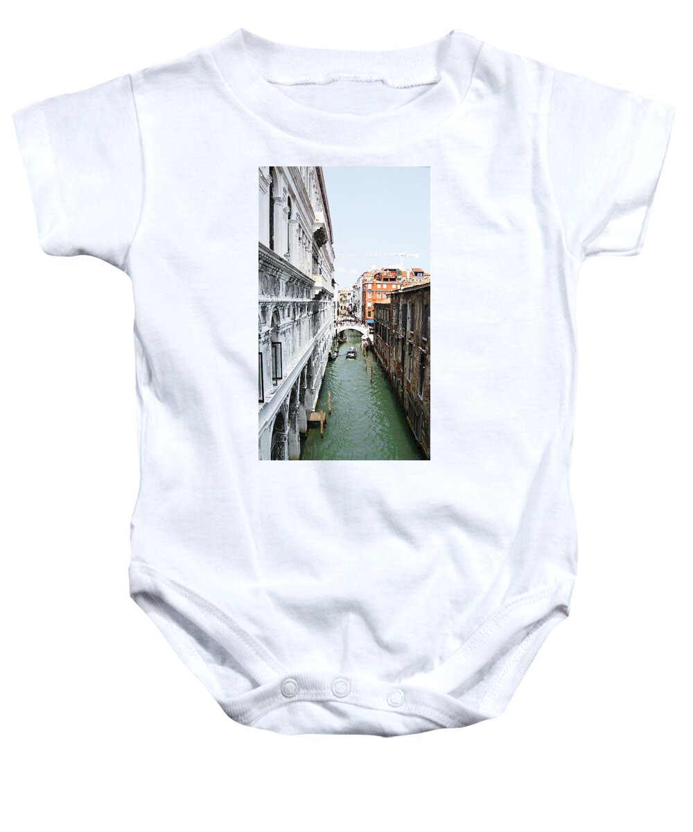 Italy Baby Onesie featuring the photograph Venezia Palazzo Ducale Canale by Irina Sztukowski
