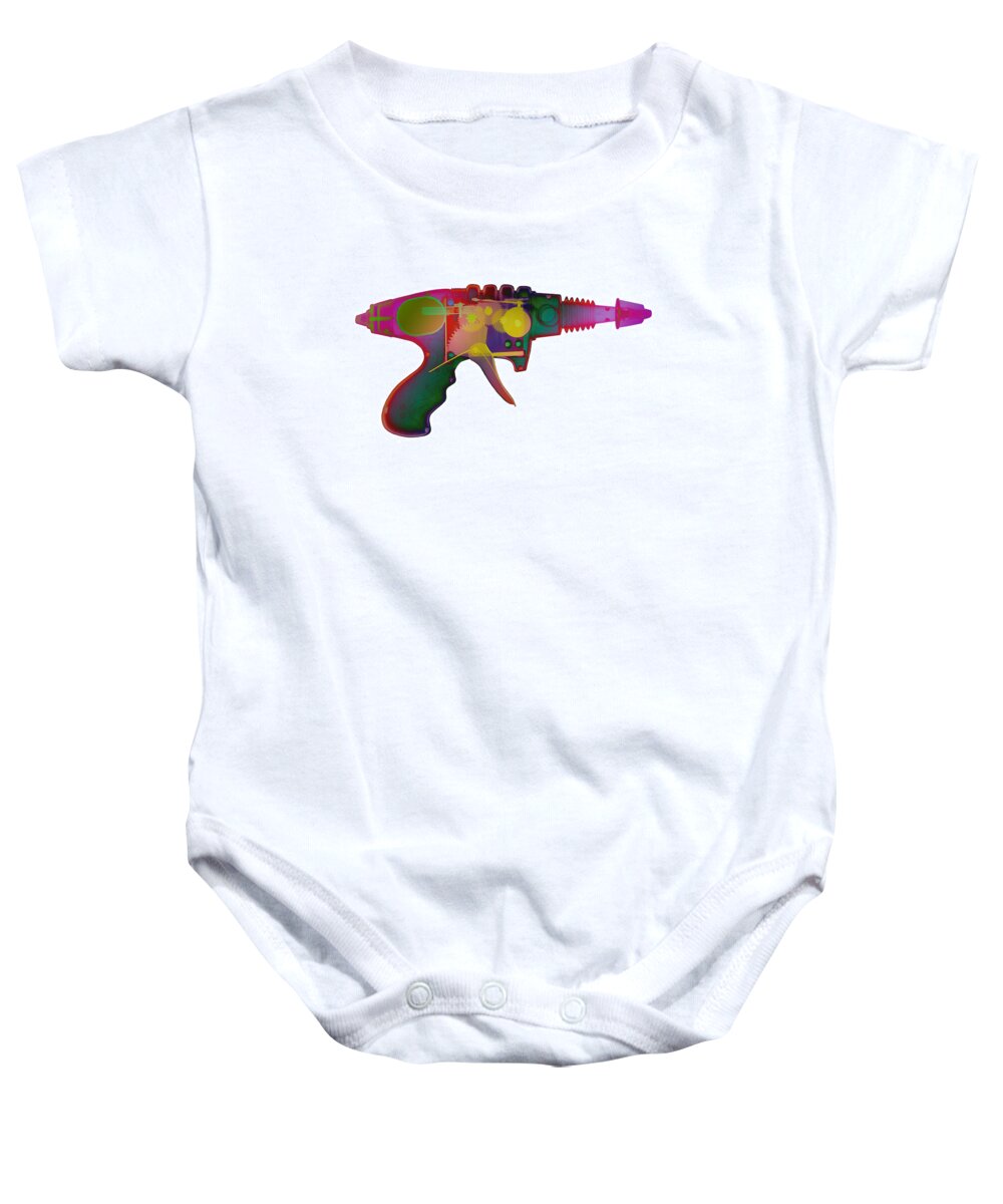 X-ray Art Baby Onesie featuring the photograph X-ray Ray Gun No. 1 - 3 by Roy Livingston