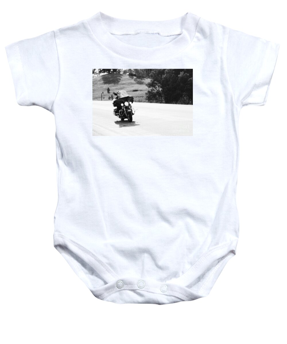 Peace Baby Onesie featuring the photograph A Peaceful Ride by Anthony Wilkening