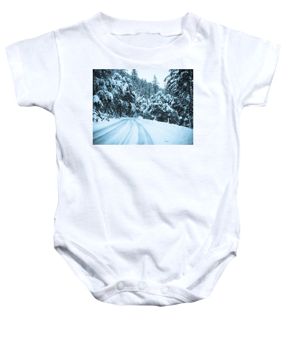 Adventure Baby Onesie featuring the photograph Almost There by Heidi Smith