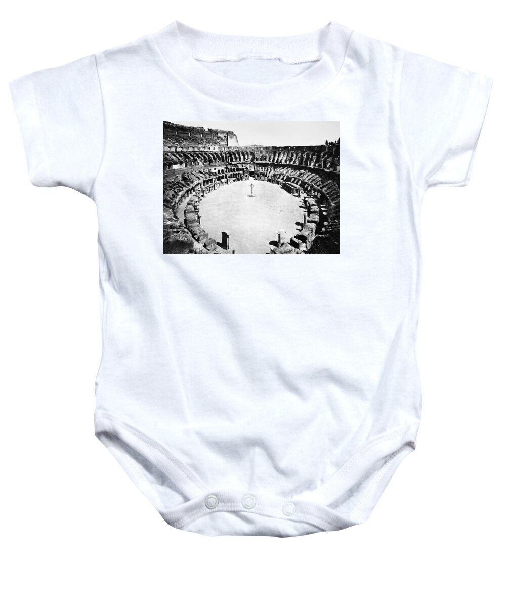 20th Century Baby Onesie featuring the photograph Rome: Colosseum by Granger