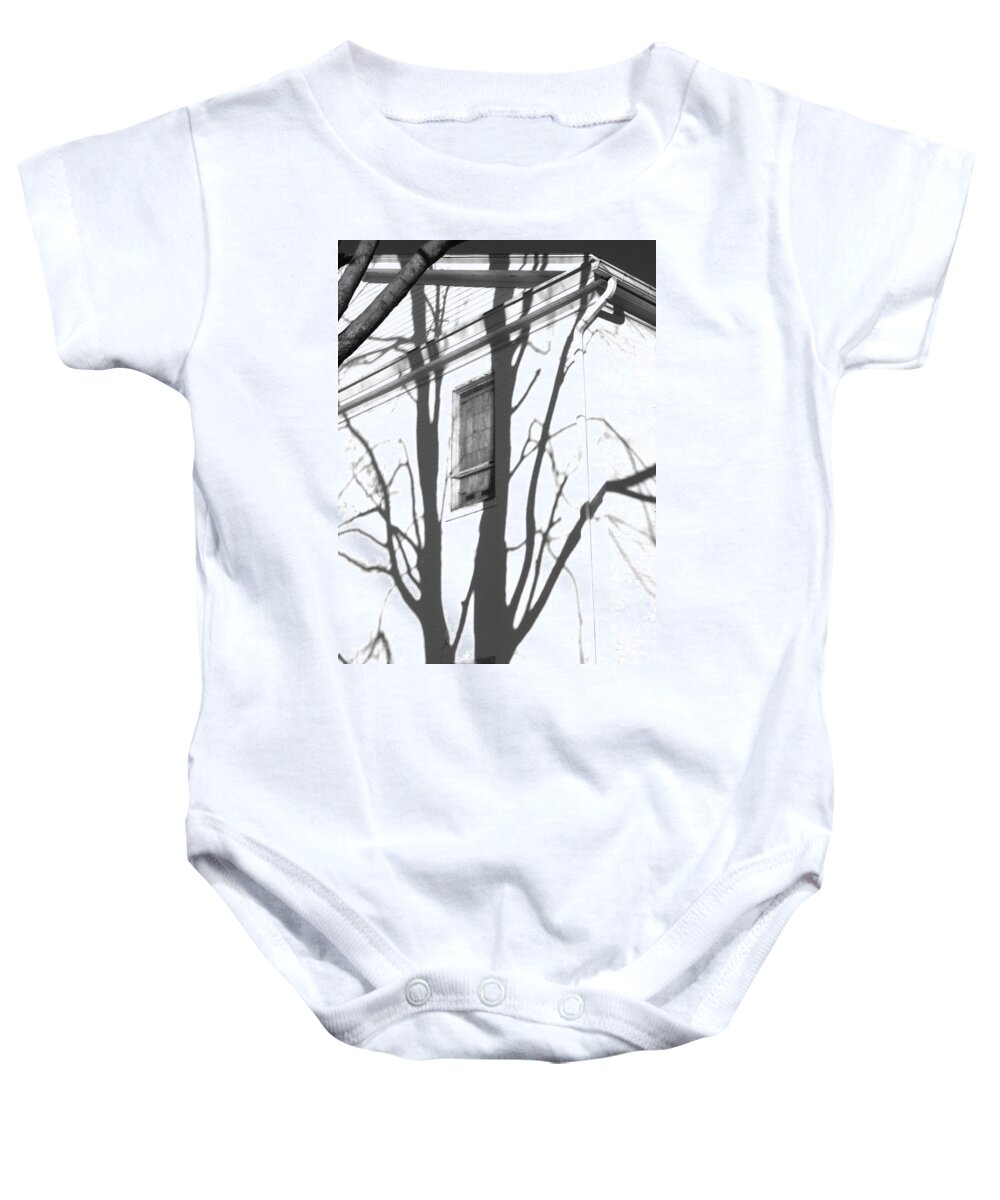 Church Baby Onesie featuring the photograph Shadows by Michele Nelson