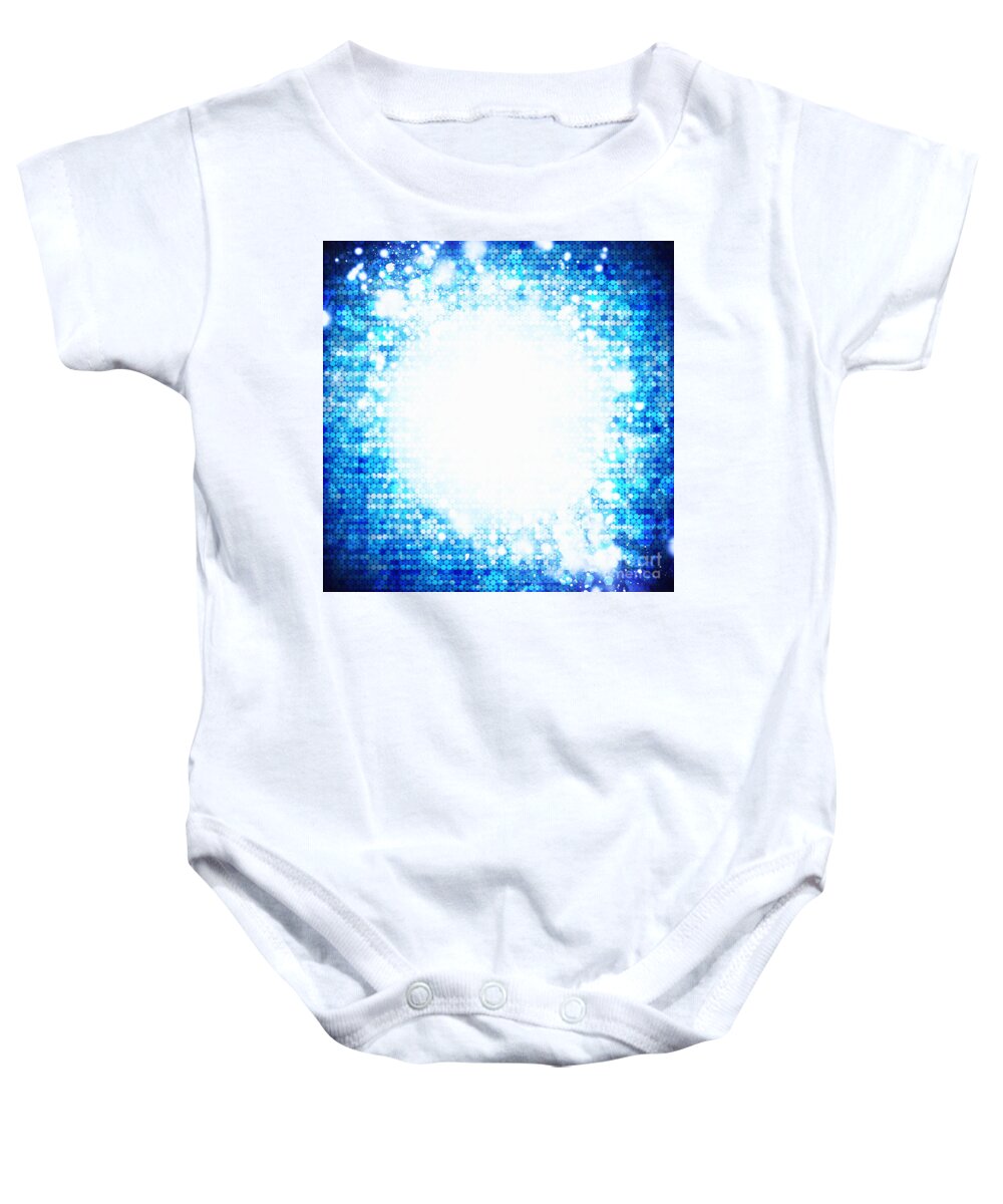 Abstract Baby Onesie featuring the photograph Sphere Energy by Setsiri Silapasuwanchai