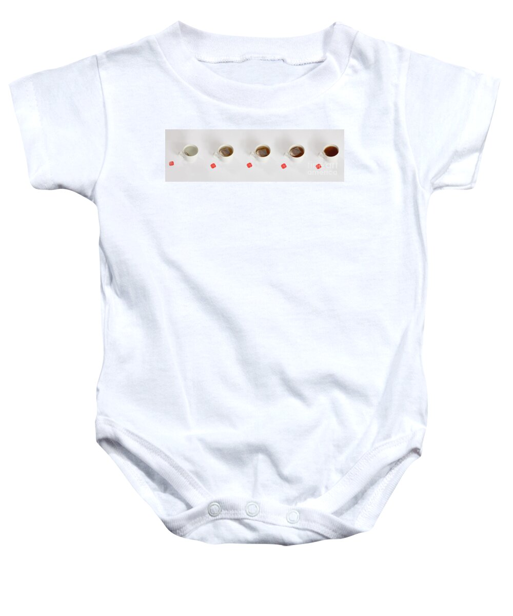 Beverage Baby Onesie featuring the photograph Tea Steeping by Photo Researchers, Inc.