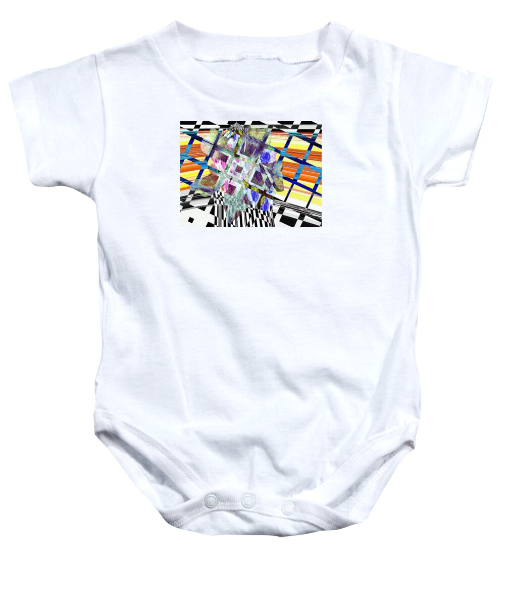 From Journey Through The Burning Brain Baby Onesie featuring the photograph Fragments 9 by The Lovelock experience