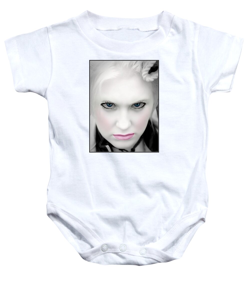 Fantasy Baby Onesie featuring the photograph Anger by Jon Volden