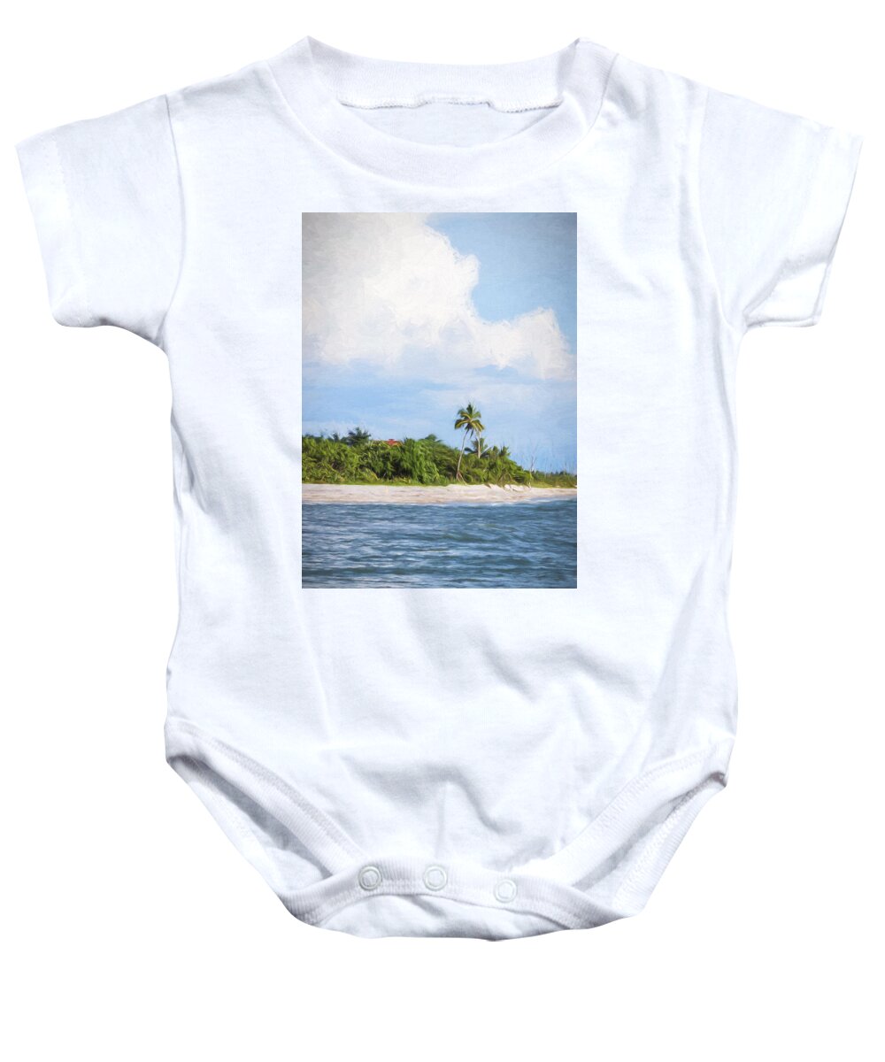 Seascape Baby Onesie featuring the photograph Captiva Island #2 by Kim Hojnacki