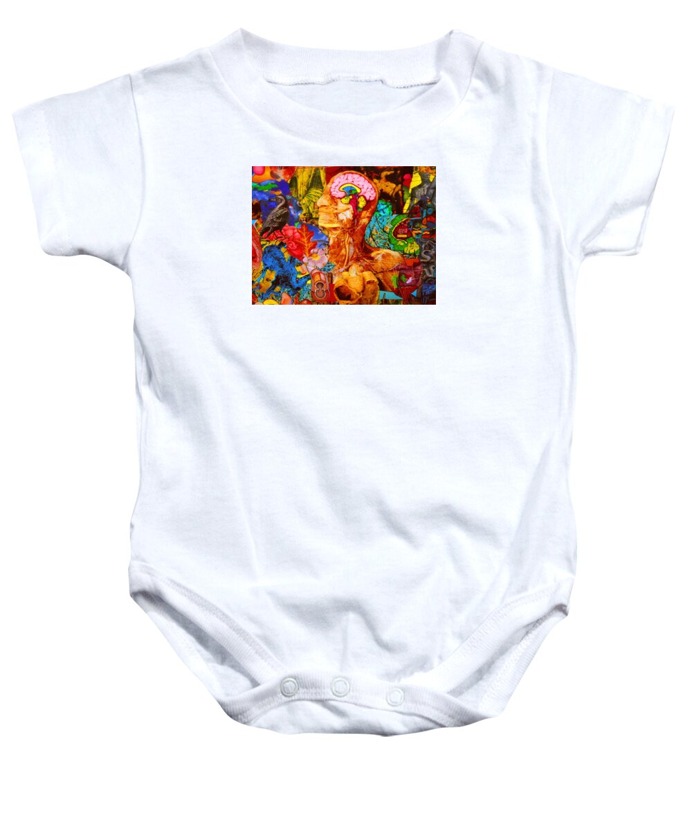  Baby Onesie featuring the painting Flesh Detail 3 by Steve Fields