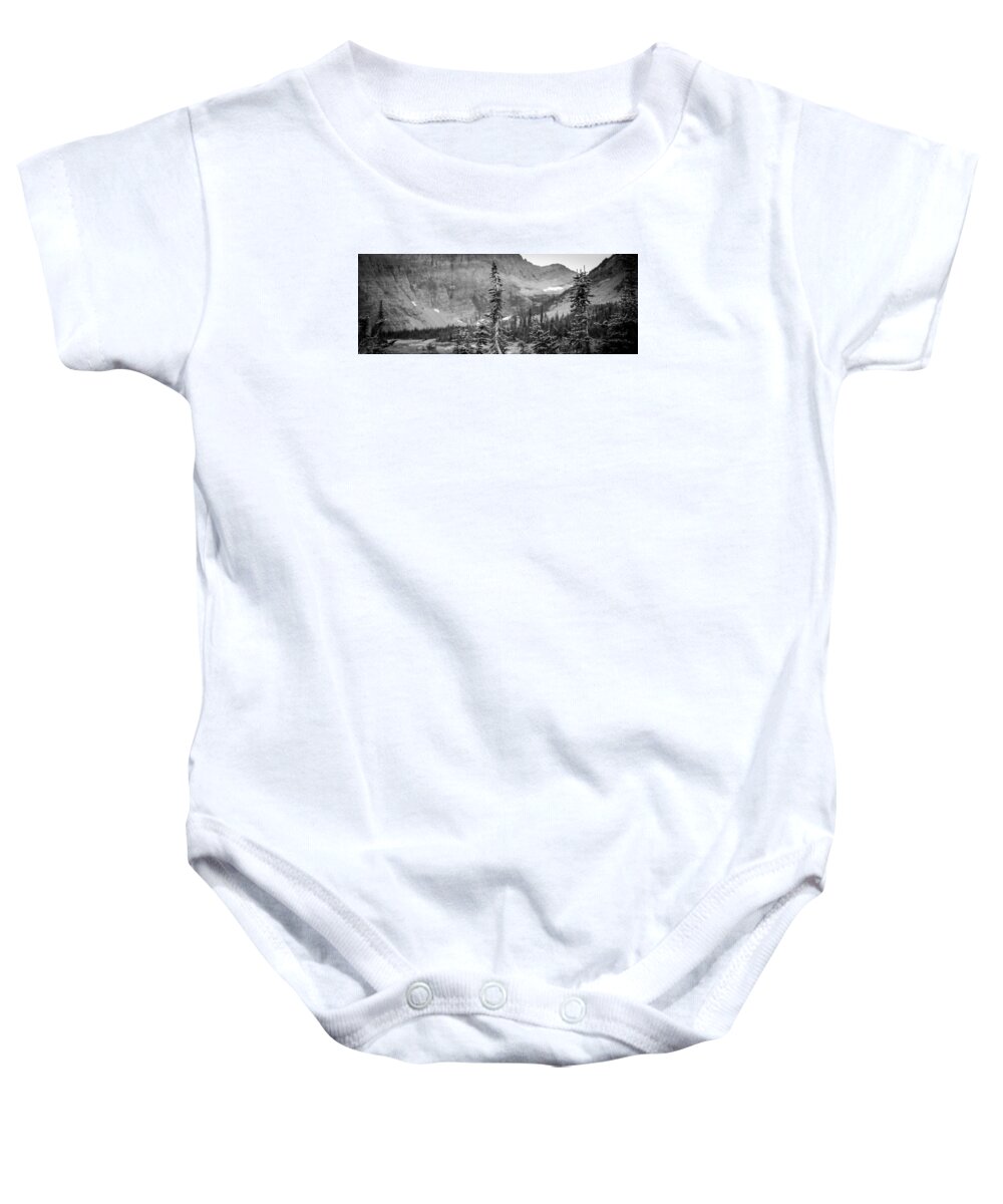 Alex Blondeau Baby Onesie featuring the photograph Gnarled Pines by Alex Blondeau