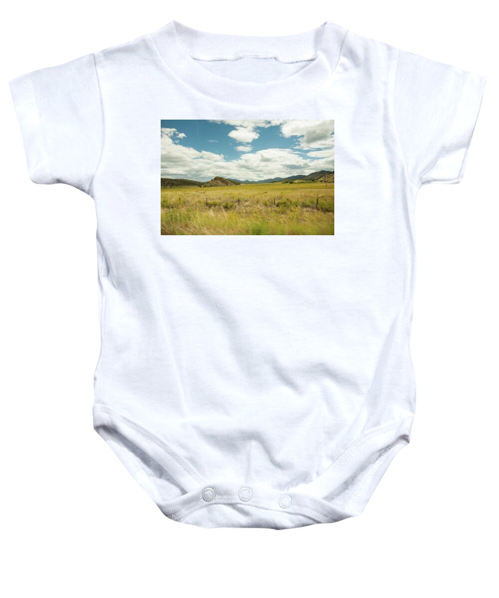  Baby Onesie featuring the photograph Golden Meadows by Carl Wilkerson