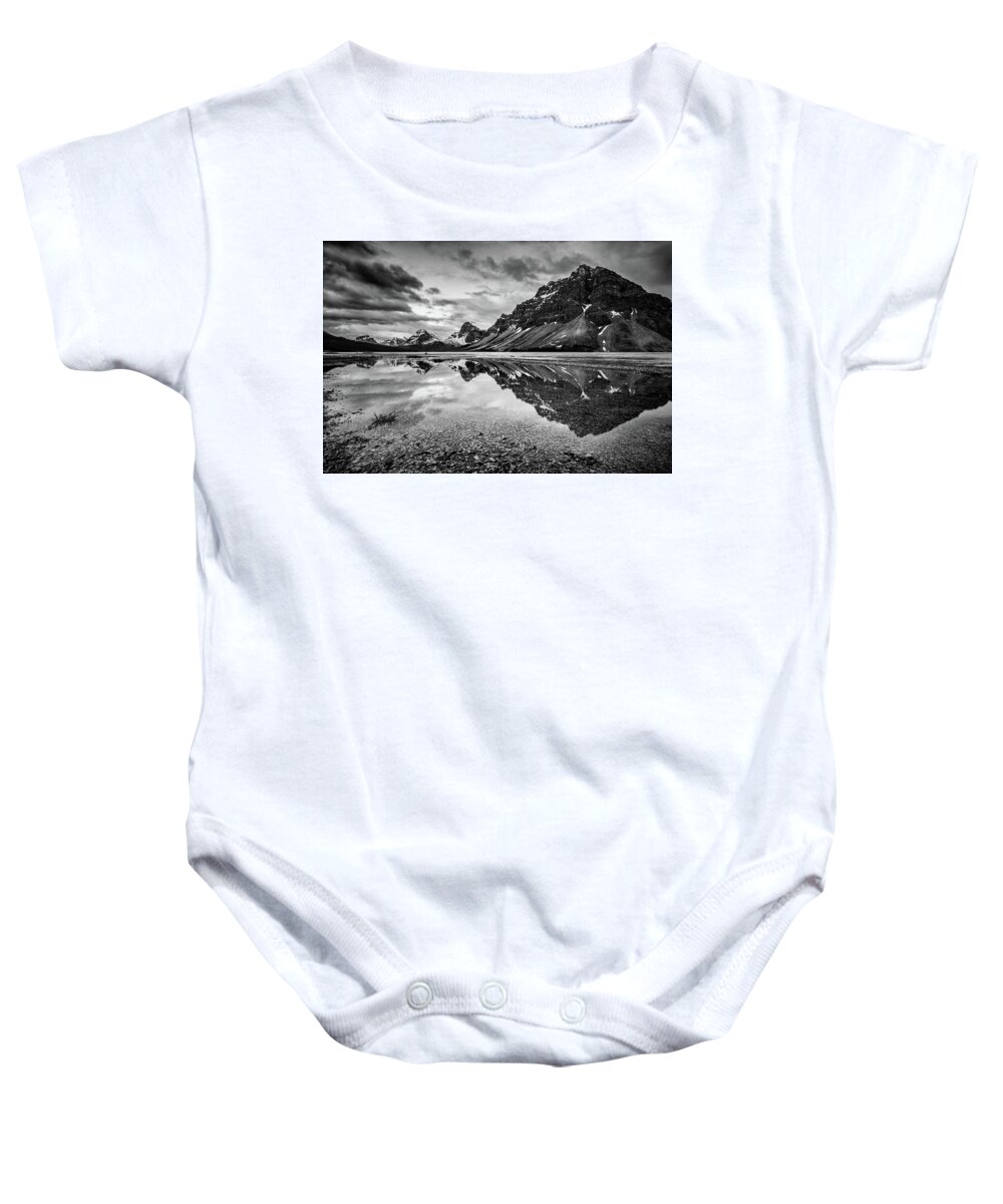 Art Baby Onesie featuring the photograph Light On The Peak #2 by Jon Glaser