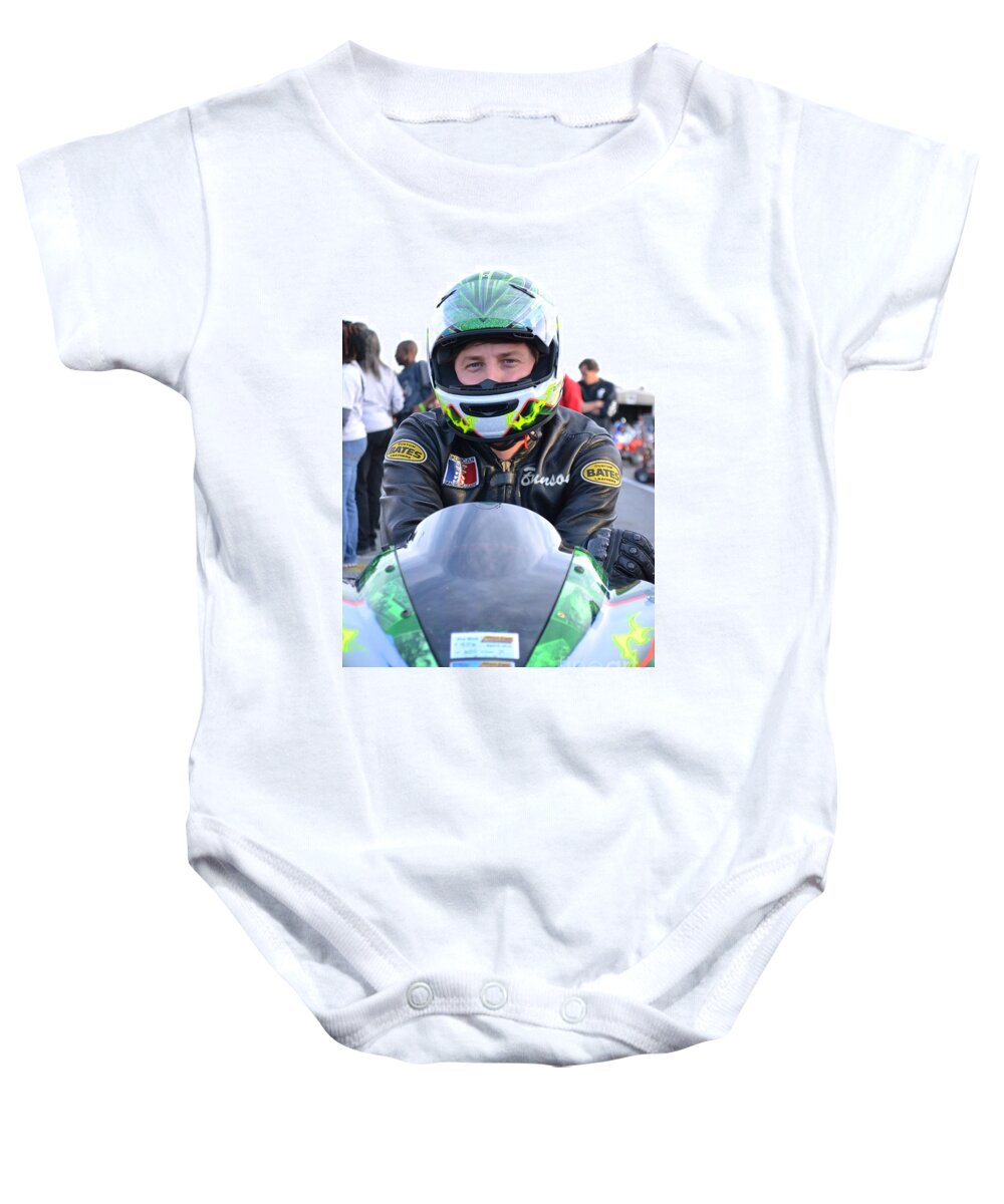 Manufacturers Baby Onesie featuring the photograph ManCup 4-10-2016 008 #1 by Jack Norton