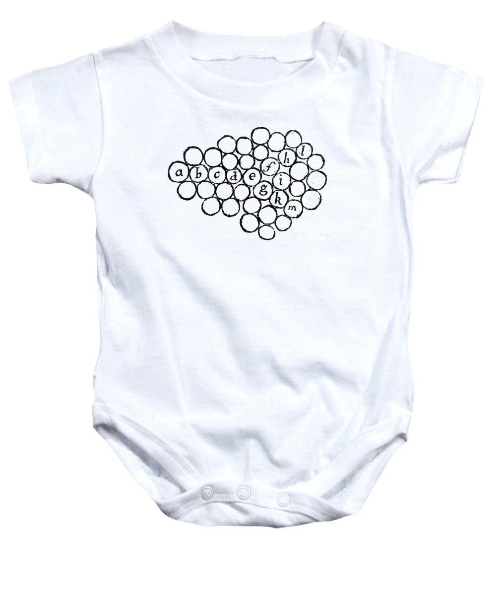 Science Baby Onesie featuring the photograph Newtons Principia, Laws Of Motion, 1687 #1 by Wellcome Images