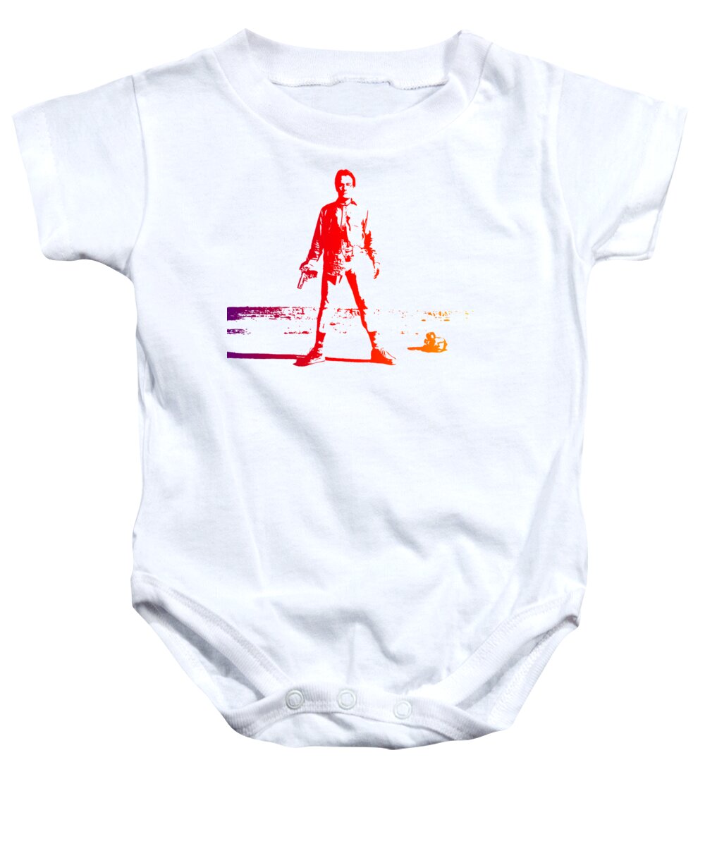 Breaking Bad Baby Onesie featuring the photograph Walter White aka Heisenberg #1 by Chris Smith