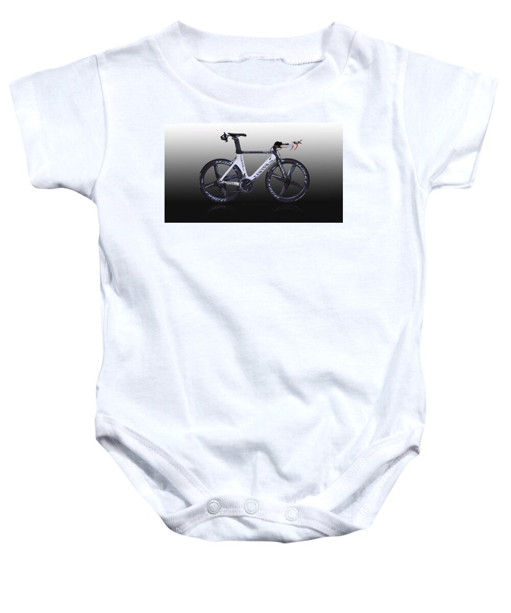 Bicycle Baby Onesie featuring the digital art Bicycle #2 by Super Lovely