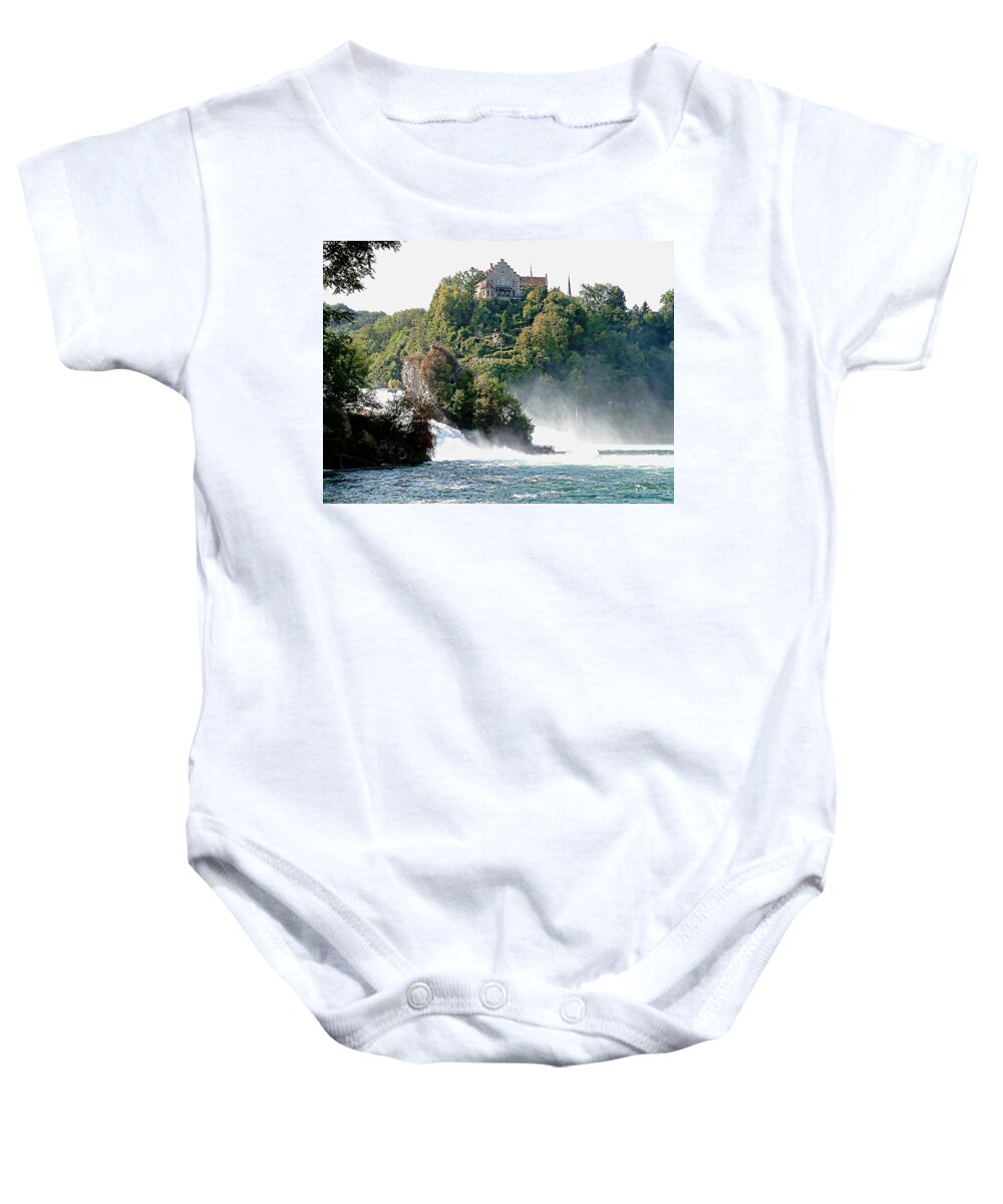 Europe Baby Onesie featuring the photograph Rhine Falls - Schaffhausen, Switzerland #2 by Joseph Hendrix
