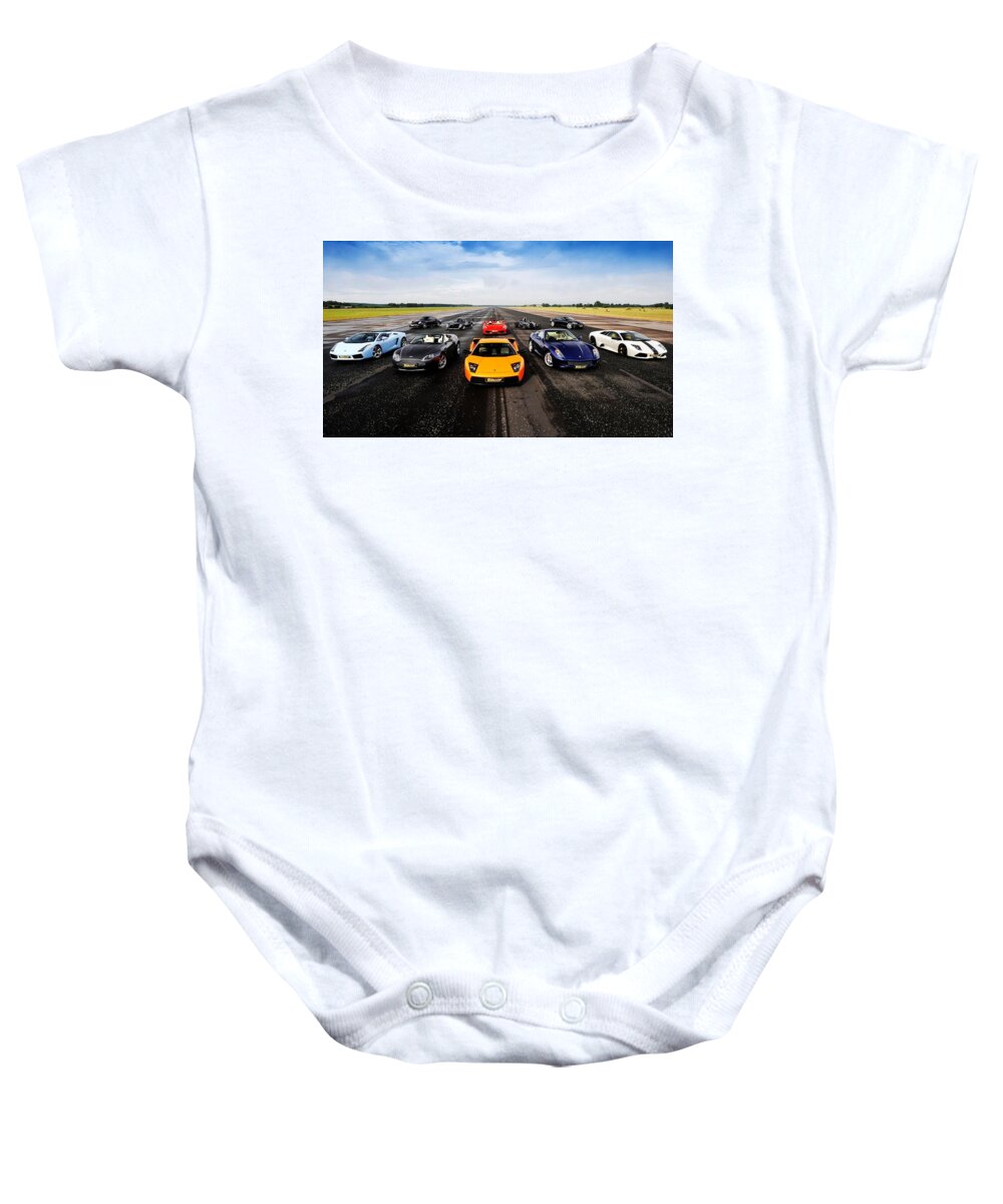 Sports Car Baby Onesie featuring the photograph Sports Car #2 by Mariel Mcmeeking