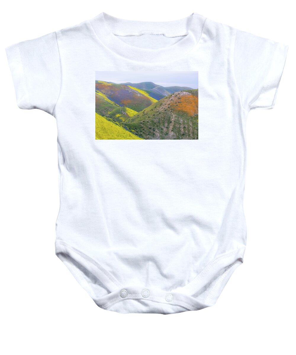 California Baby Onesie featuring the photograph 2017 California Super Bloom by Marc Crumpler