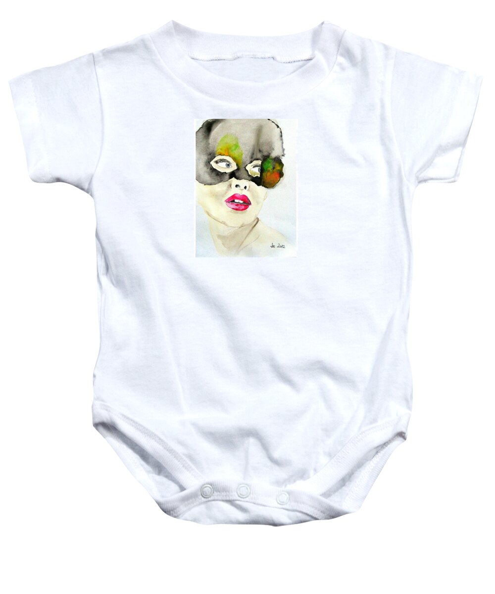 Beautiful Baby Onesie featuring the photograph #art #illustration #drawing #draw #7 by Jacqueline Schreiber