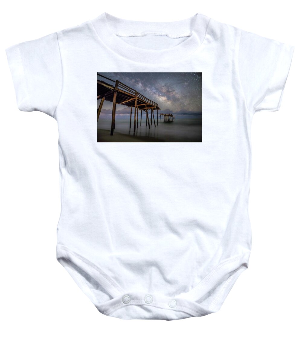 Obx Baby Onesie featuring the photograph Stars Over Frisco #3 by Nick Noble