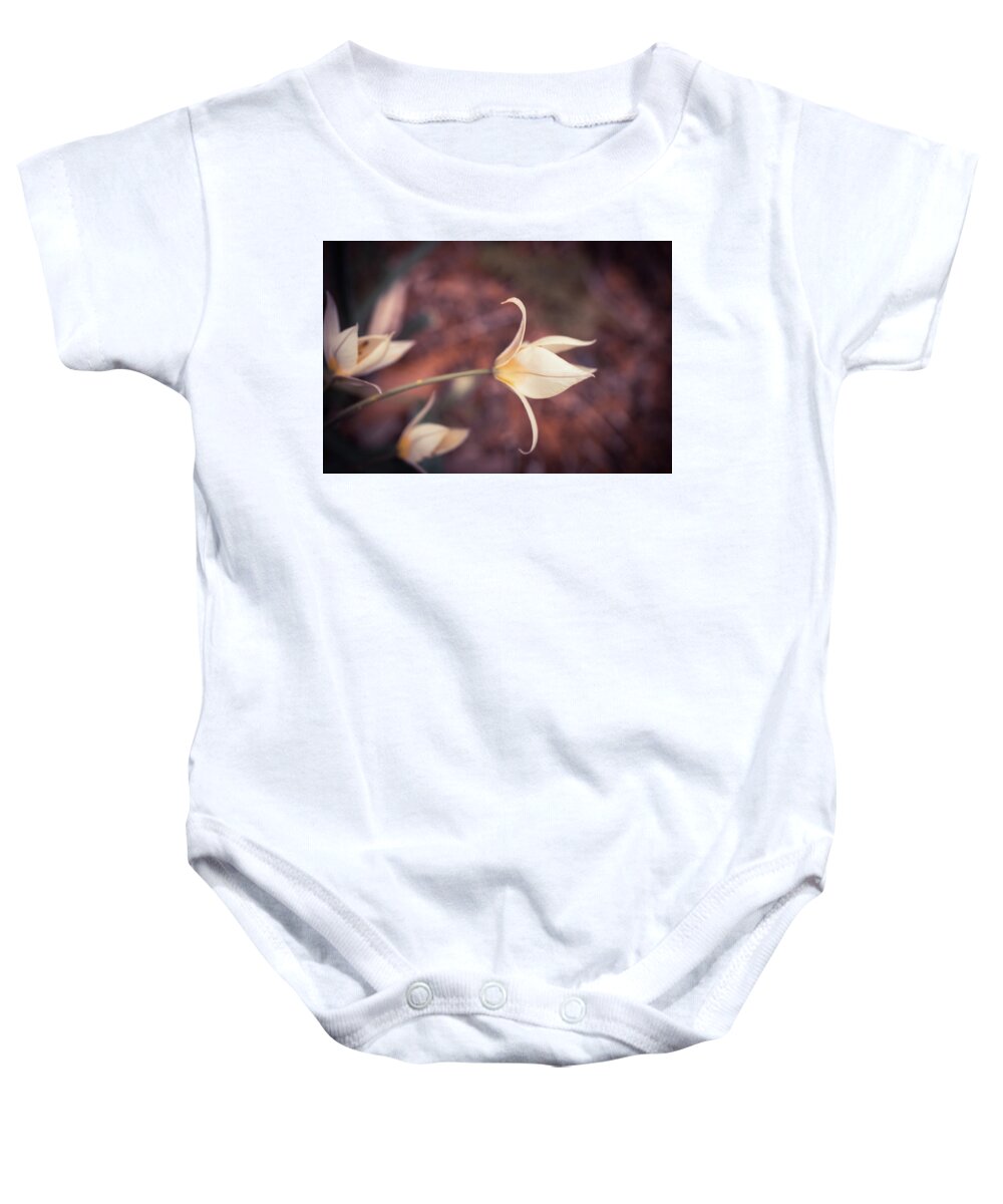 Floral Baby Onesie featuring the photograph First spring flowers #4 by Lilia S