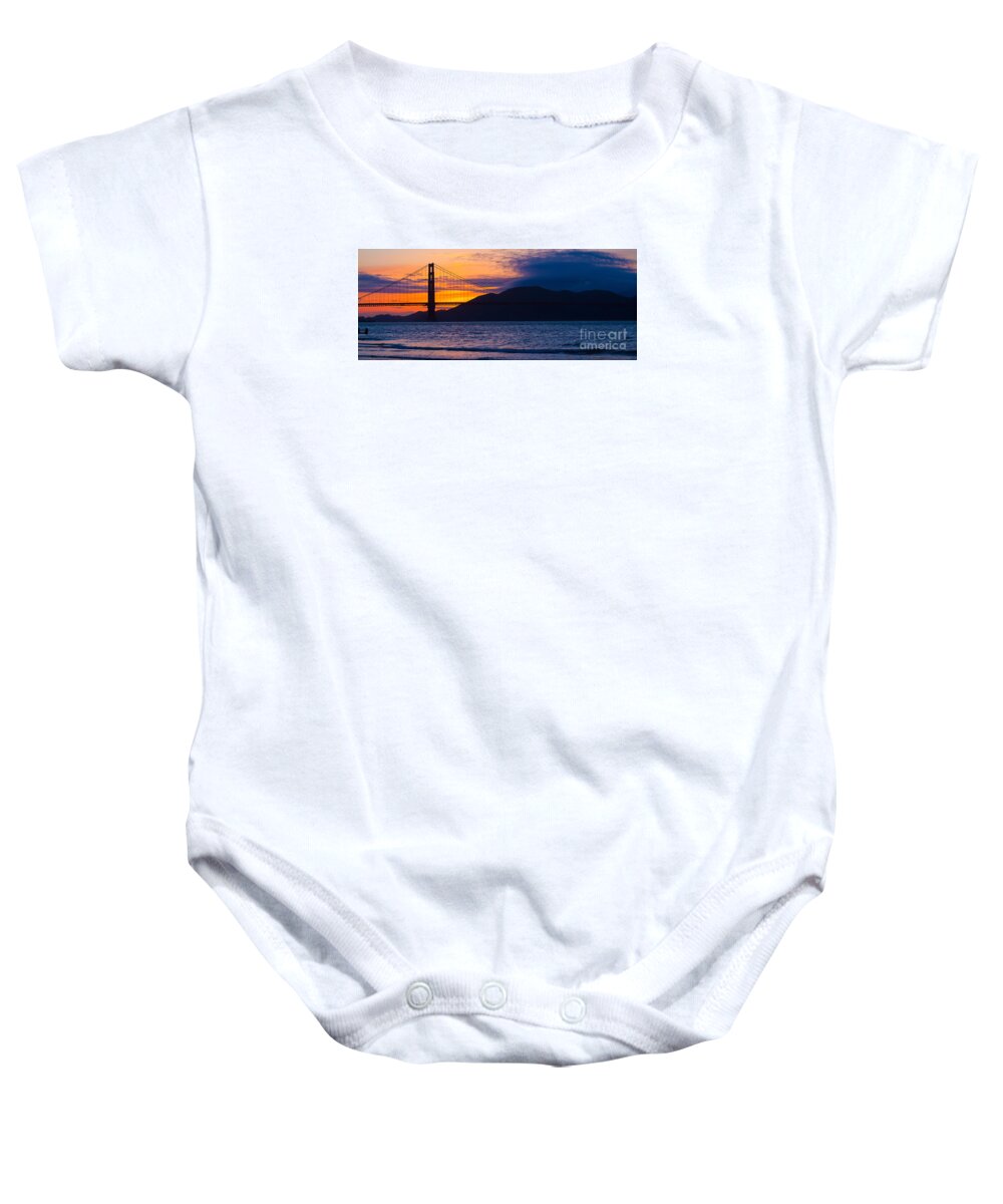 Golden Gate Baby Onesie featuring the photograph Golden Gate Bridge in San Francisco #50 by ELITE IMAGE photography By Chad McDermott