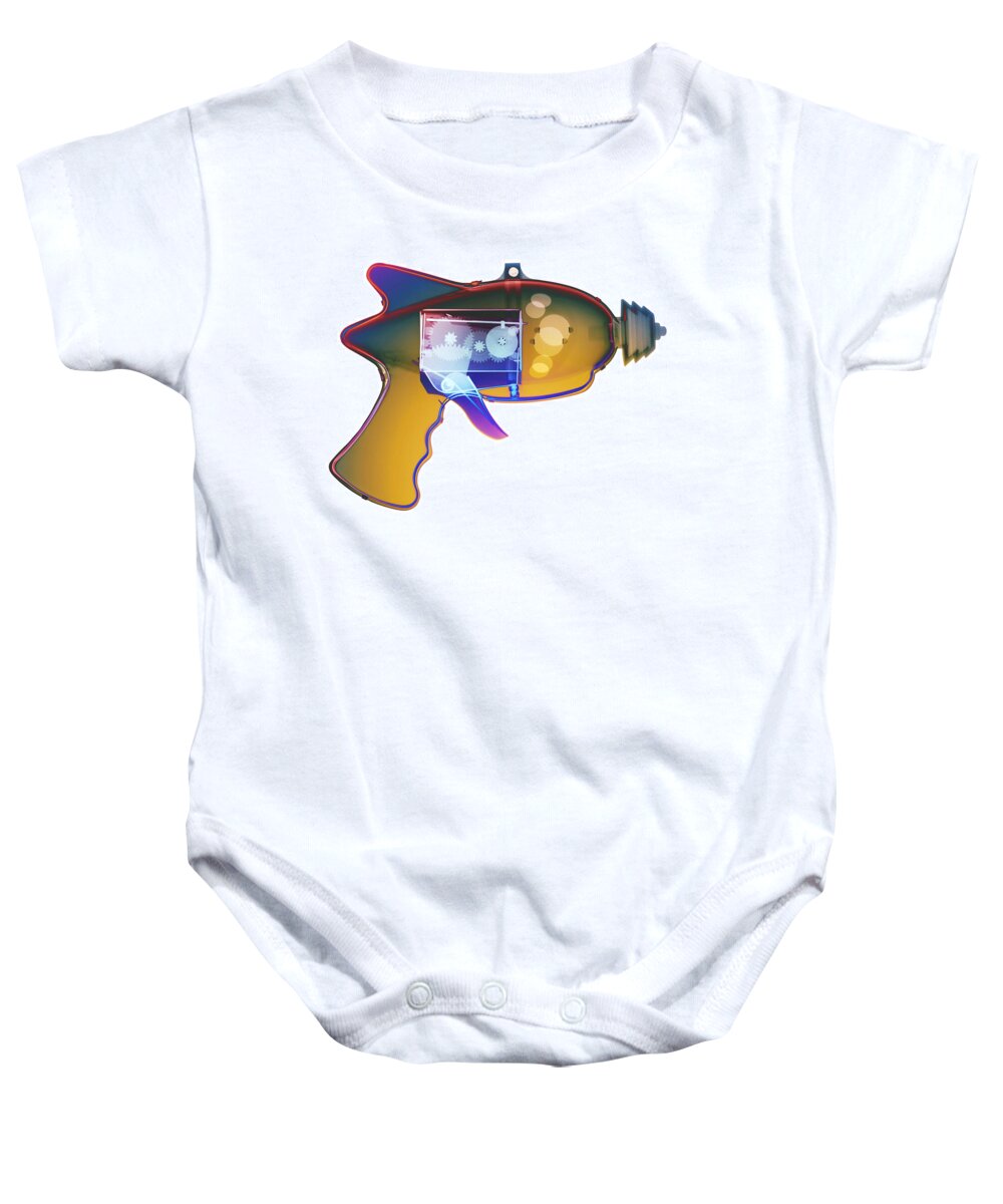 X-ray Art Baby Onesie featuring the photograph X-ray Ray Gun #2 #7 by Roy Livingston