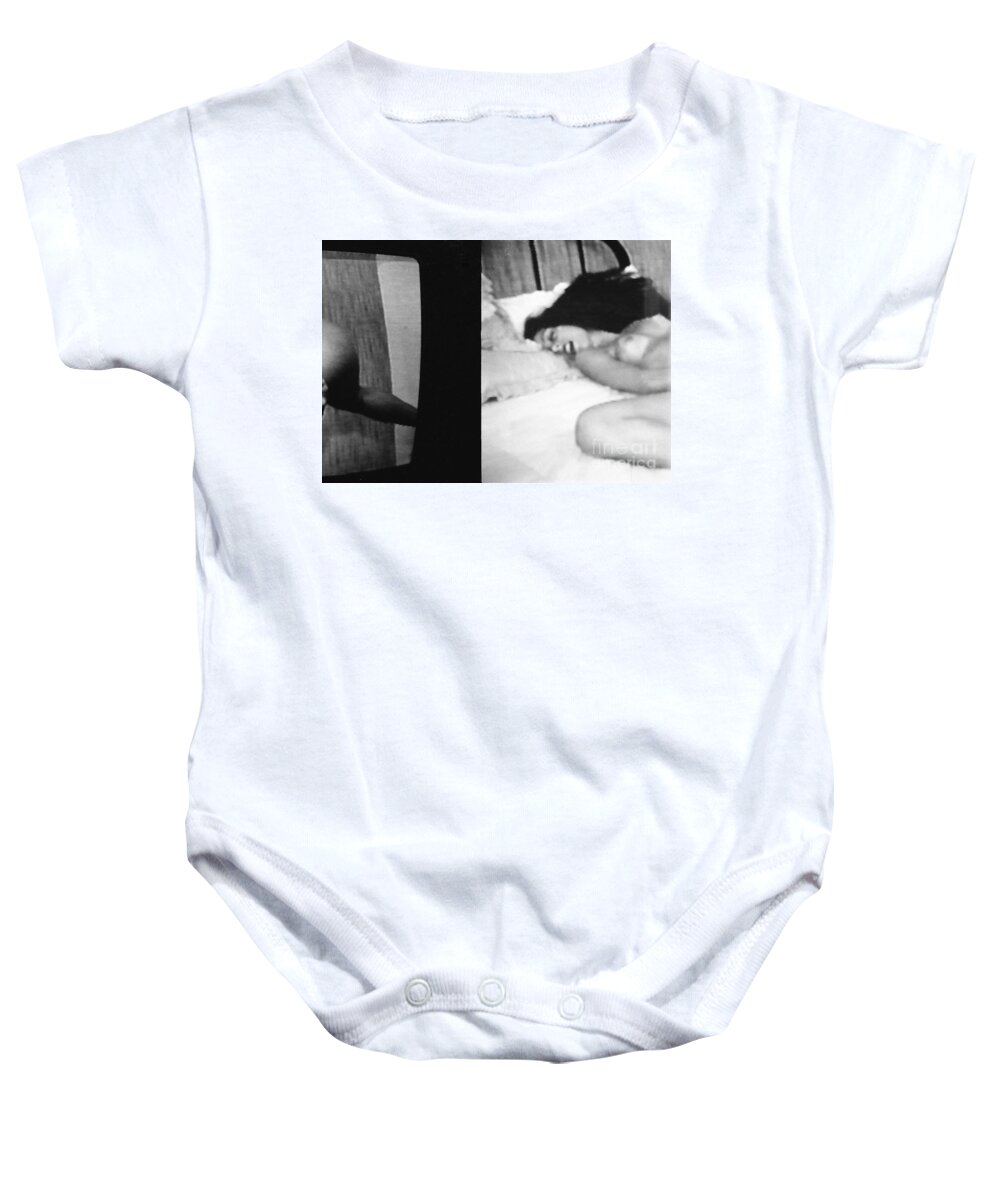 A Mystery Baby Onesie featuring the photograph A Mystery by Steven Macanka