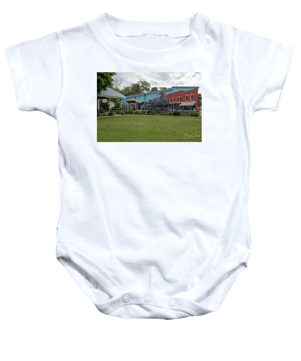  Baby Onesie featuring the photograph All Aboard by Brian Jones
