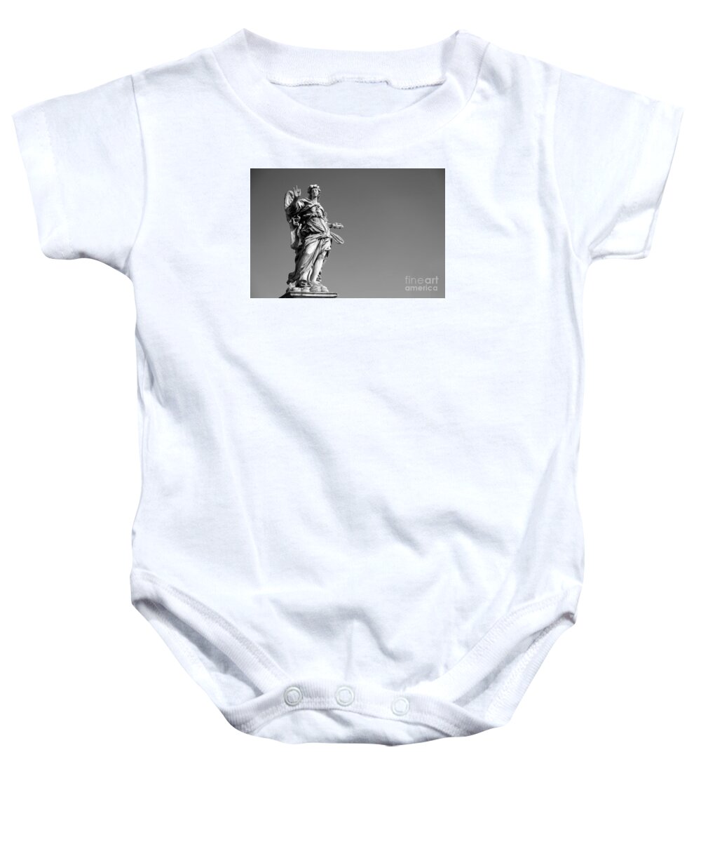 Angel Baby Onesie featuring the photograph Angel in Rome by Stefano Senise