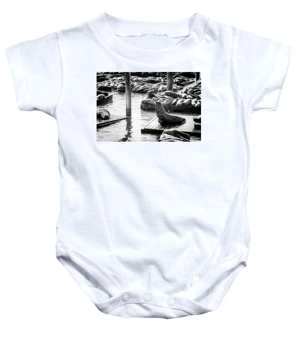San Francisco Baby Onesie featuring the photograph Announcement by Daniel Murphy