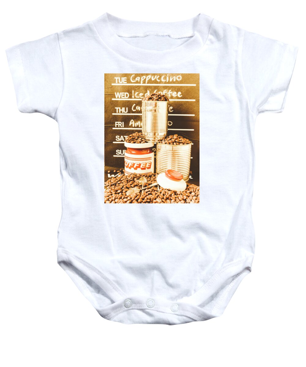 Shop Baby Onesie featuring the photograph Antiques in the brewhouse by Jorgo Photography
