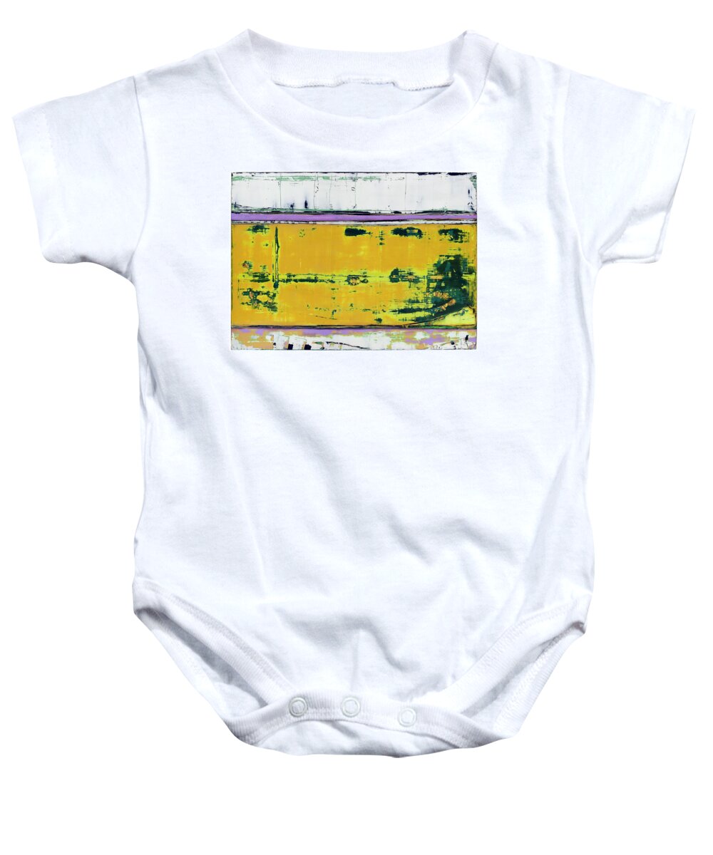 Abstract Prints Baby Onesie featuring the painting Art Print Abstract 81 by Harry Gruenert