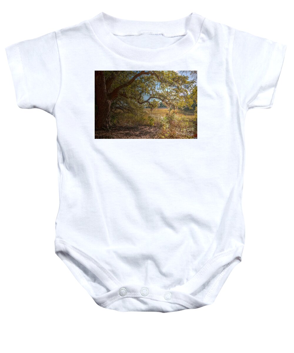 Daniel Island Baby Onesie featuring the photograph Back in Time by Dale Powell