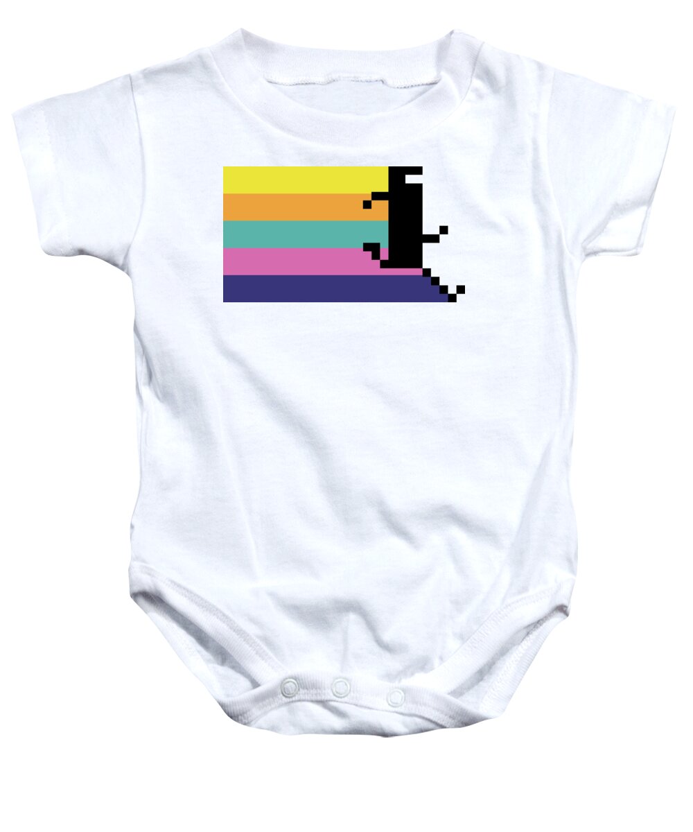 Bit.trip Complete Baby Onesie featuring the digital art Bit.Trip Complete by Super Lovely